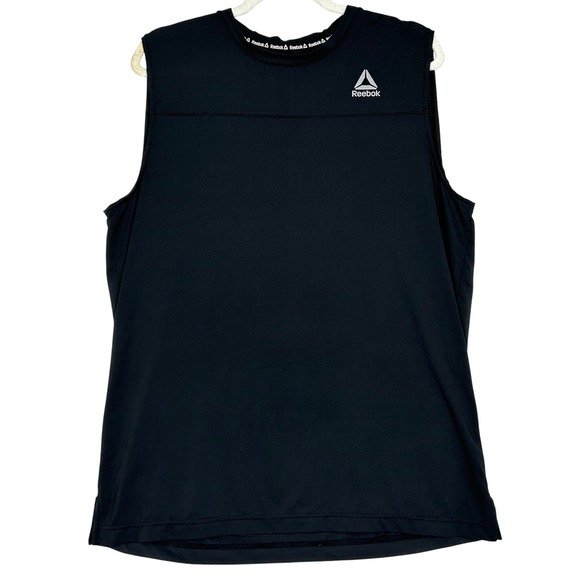 Reebok Other - Reebok Performance Style Sleeveless Black Running Shirt Back Reflective Men's M